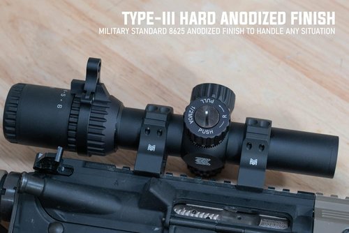 Monstrum Pro Series 7075 Aluminum Scope Rings - Lightweight, Durable, Perfect for Precision Shooting