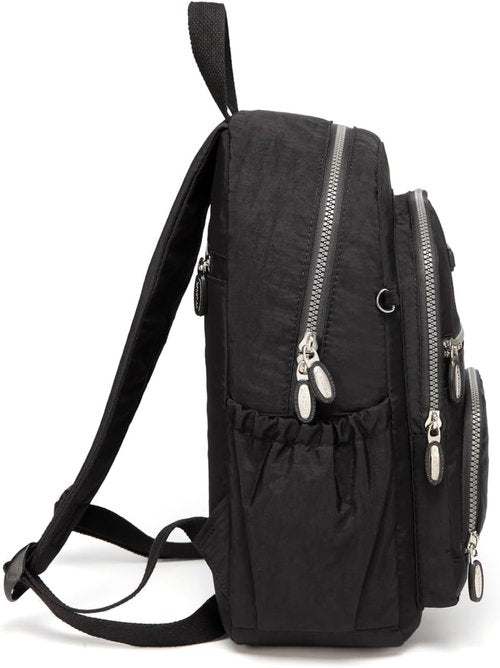 AOTIAN Small Backpack - Durable Lightweight Daypack for Hiking & Travel | Black Color