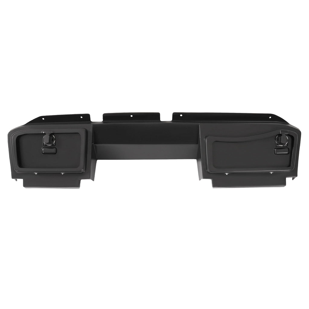 WUTIST Dashboard Cover W/Lockable Doors Compatible with 2008-2014 EZGO RXV Models Dash Cover Matte Black Plastic Steel Painted