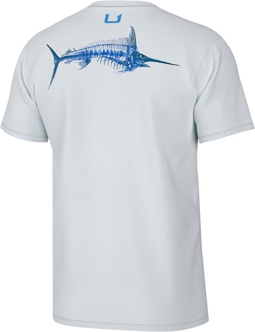 HUK Men's Fishing Tee - Quick-Dry Performance Short Sleeve Shirt for Comfort & Style