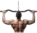 LAT Pull Down Bar - Detachable Swivel Joint Wide Grip Attachment for Cable Machine | Home Gym Muscle Training