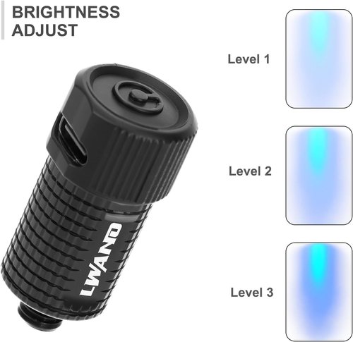 LWANO Rechargeable Bow Sight Light - 3 Brightness Levels for Enhanced Hunting Accuracy