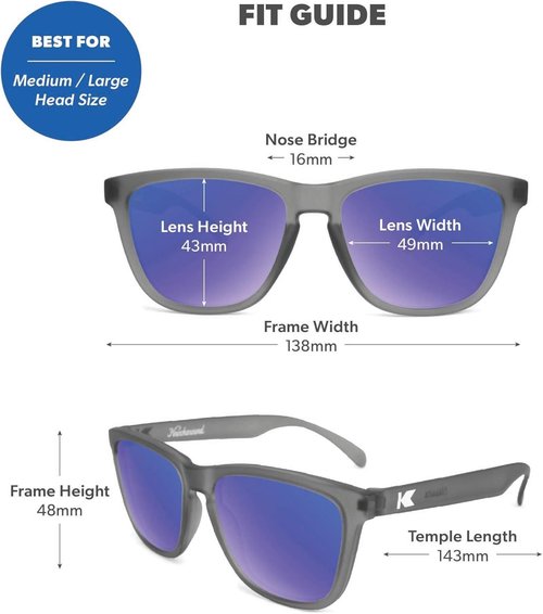 Knockaround Classics Polarized Sunglasses - UV400 Protection for Men & Women | Stylish & Durable