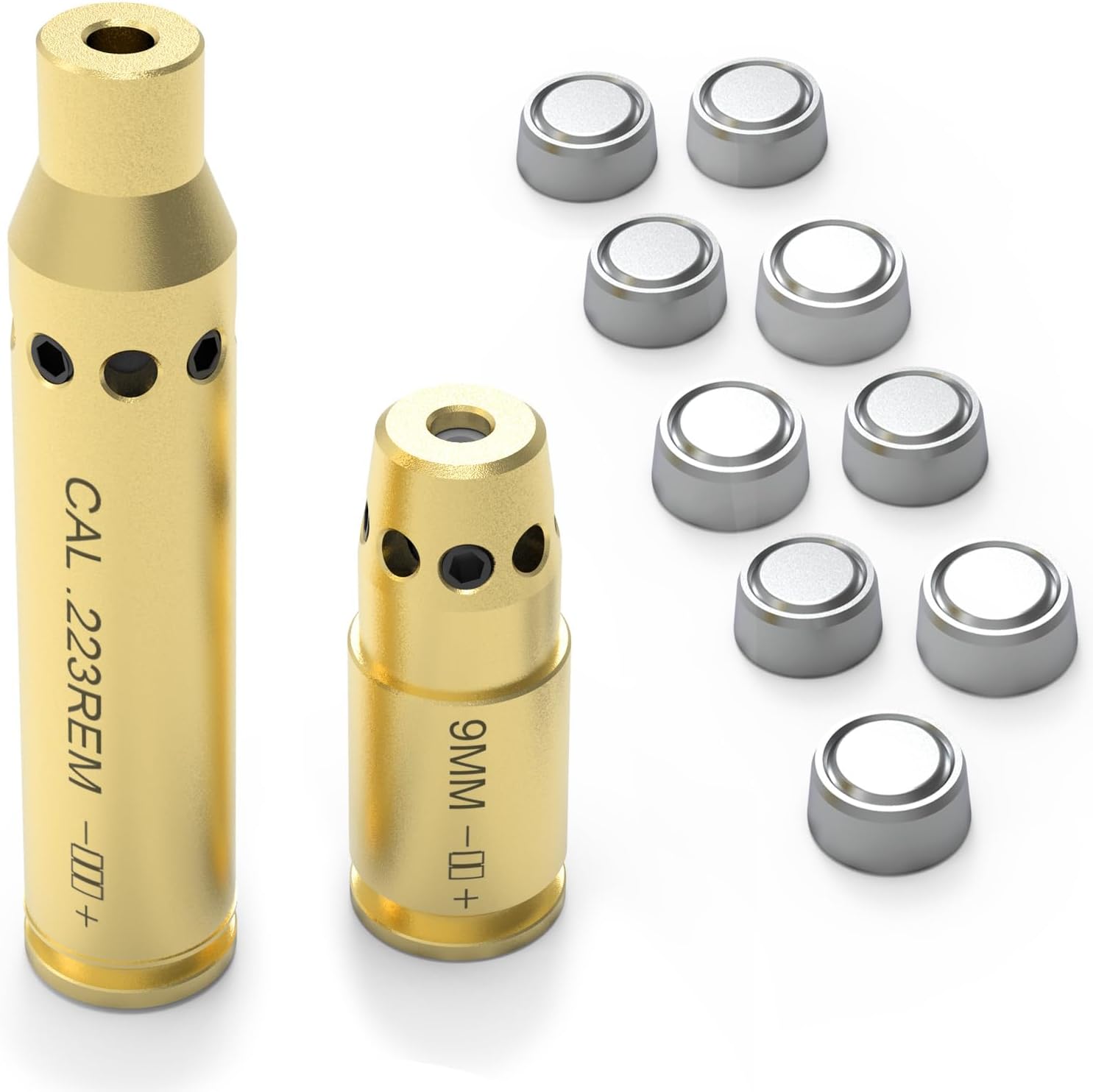 Skiennix Laser Boresighter Kit - Red Laser Brass Chamber Bore Sight for Rifles & Handguns