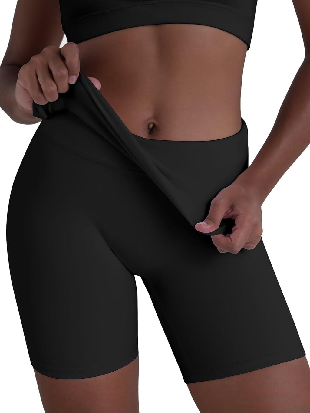 Sunzel High Waisted Biker Shorts - Tummy Control Compression for Women | Athletic Yoga Gym Wear