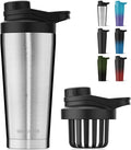 Greatyos Stainless Steel Shaker Bottle - Noise-Free 24 oz Insulated Cup for Protein Mixes | 100% Leak Proof