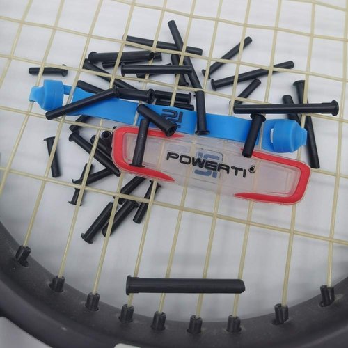 Mike-Tennis Grommets Universal Tennis Racket 3.2x25mm Grommets Eyelets Replacement Accessories Gear Equipment - Black 15pcs/Pack
