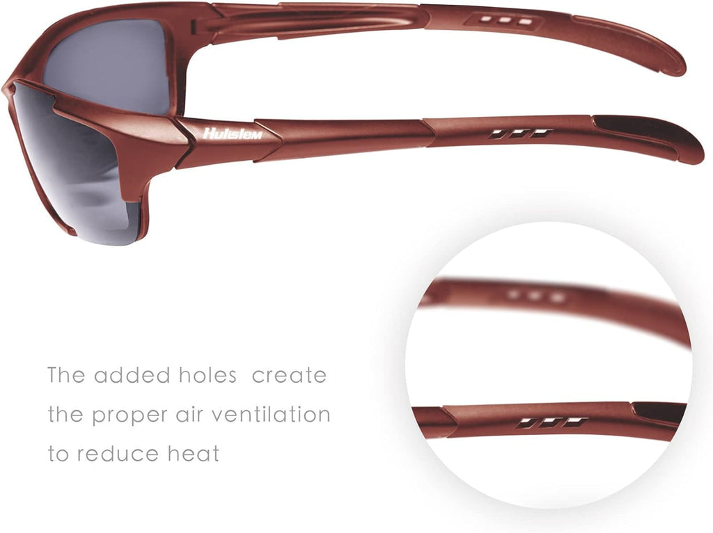 Skiennix Polarized Sports Sunglasses - Unisex Design for Running & Golf | Lightweight & Durable