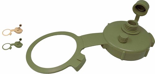Tacticai Water Can Cap and Lid for U.S Issued 5-Gallon (20-Liter) Military Jerry Cans, BPA Free - Green (1 of 2 Colors)
