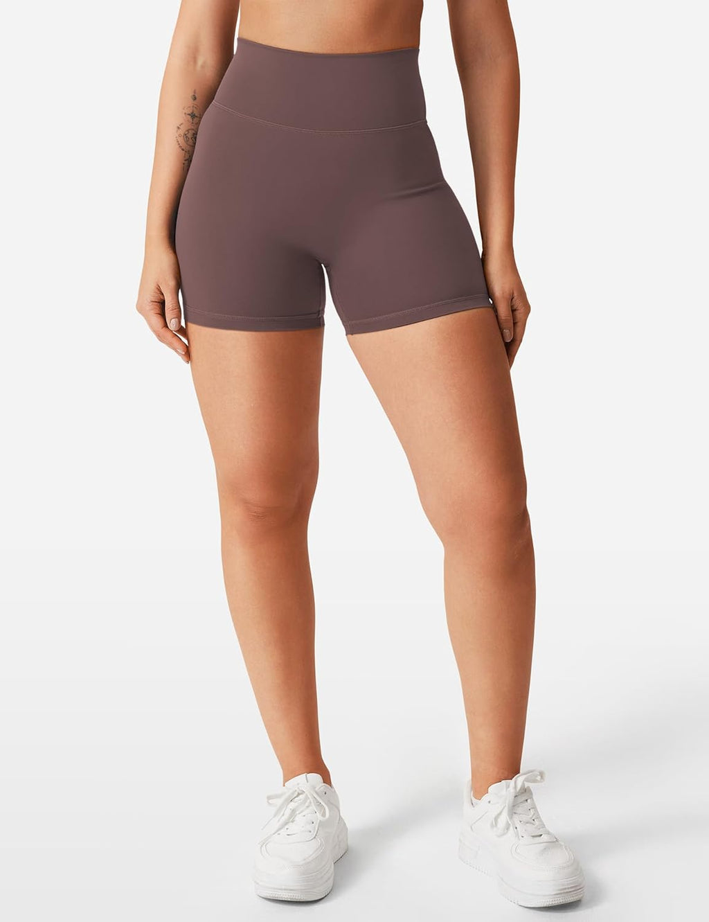 YEOREO Women's Biker Shorts - High Waist Tummy Control for Gym & Yoga | 3.6", 4.5", 6" Options