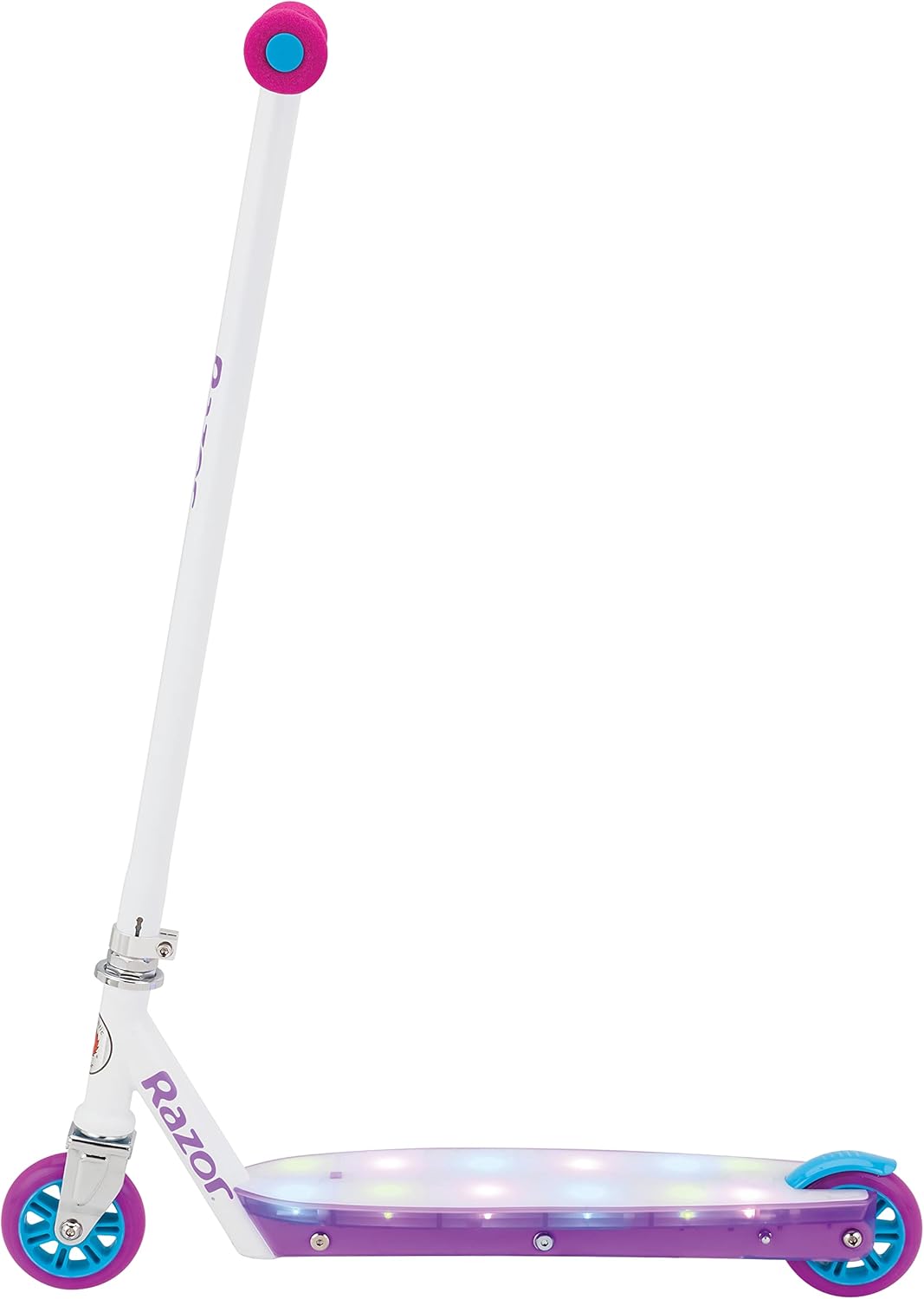 Razor Kick Scooter - Lightweight Steel Frame with Multi-Color LED Light-Up Deck | For Kids 6+