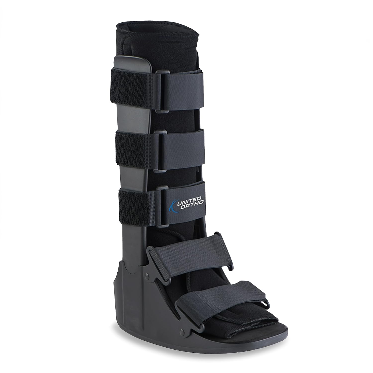 United Ortho Cam Walker Fracture Boot - Large Size, Comfortable Black Design