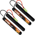 Hilldow 9.6V NiMH Airsoft Battery 1700mAh Rechargeable Battery with Mini TMY Plug RC Battery for Airsoft Guns(2 Pack)