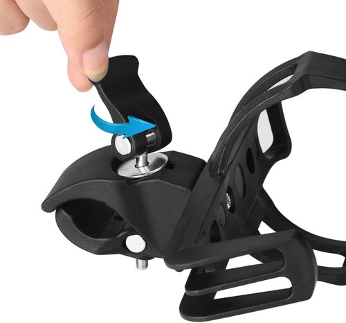 Accmor Bike Water Bottle Holders - 360° Rotatable Design | No Screws, Universal Fit, 2-Pack