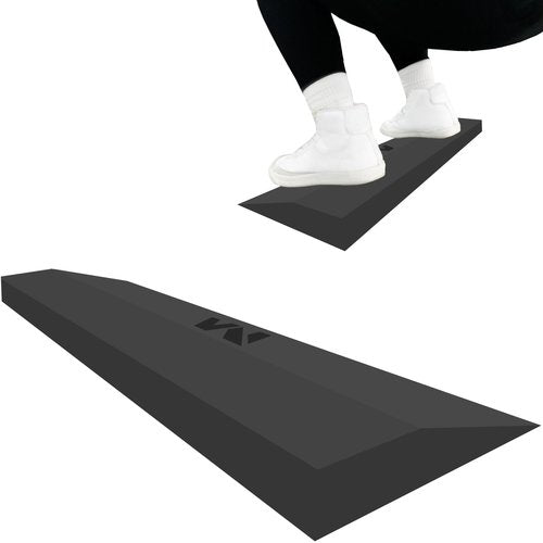 Motion Molds Squat Wedge Block - Slant Board For Squats, Heel Elevated Squatting Foam Platform For Weight Lifting, Home Gym Leg Workout Wedges & Calf Exercise Equipment for Fitness Workouts