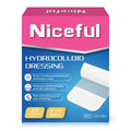 Niceful 20 Count Hydrocolloid Bandages 2" x 2", Wound Dressing Small Hydrocolloid Gel Bandages for Wounds, Wound Healing Bed Sore Bandage