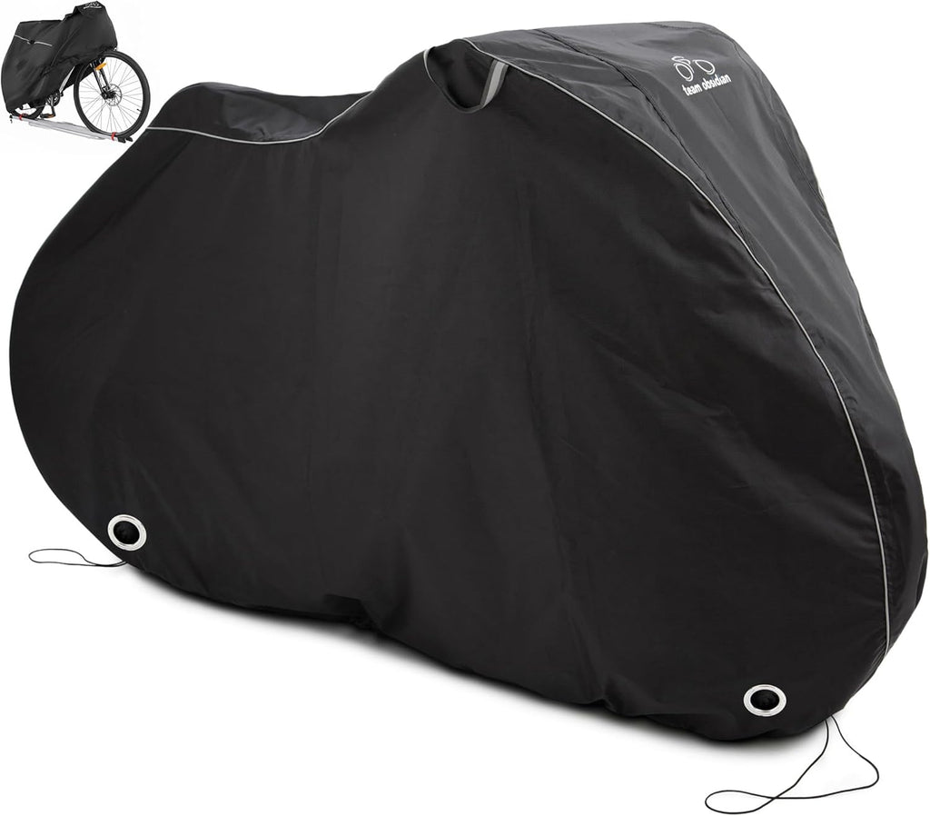 TeamObsidian Bike Cover - Heavy-Duty Waterproof Storage for 1-3 Bikes | All-Season Protection