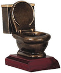 Decade Awards Toilet Bowl Trophy - Last Place Loser Award - Engraved Plate Available | 5 Inch Tall