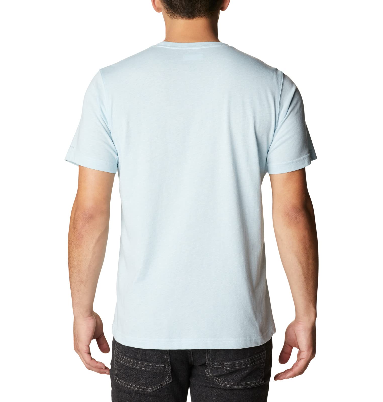 Columbia Men's Big & Tall Thistletown Hills Short Sleeve, Sky Blue Heather, 2X B&T