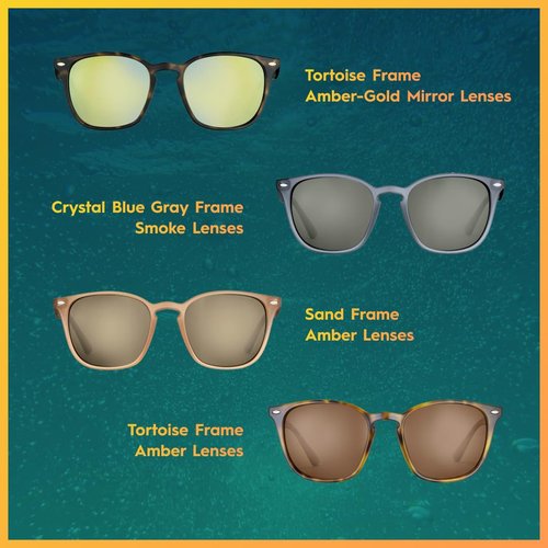 Flying Fisherman Muriel Polarized Sunglasses for Men, Women, Fishing, Boating, Outdoor Sports, 100% UV Protection