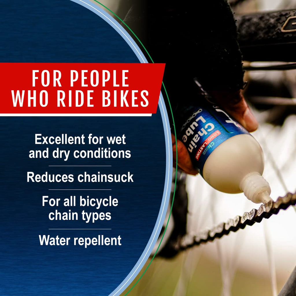 Squirt Chain Lube | Long-Lasting All-Weather Bike Chain Lubricant - 120 ml for Reduced Noise & Chainsuck