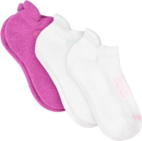 Hanes No Show Running Socks - Breathable Tab Design for Comfort | 4-Pack
