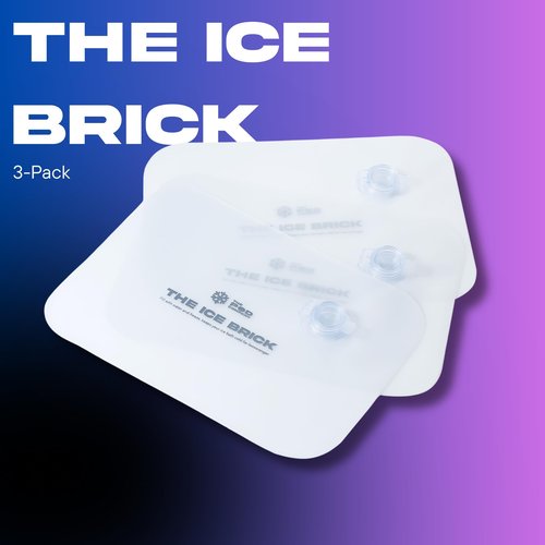 3-Pack Ice Brick, Reusable 3 lb Ice Blocks for Cold Plunge, Long-Lasting Cooling for Colder Water Longer, Durable Refillable Ice Bricks, Fill to 90% Max, The Pod Company