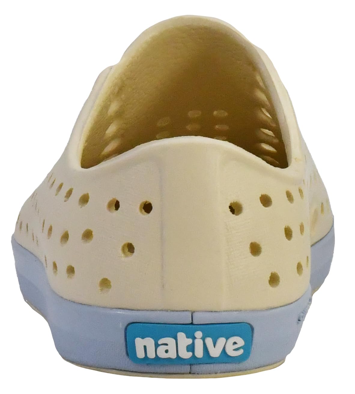 Native Shoes Unisex-Kids Jefferson Sneakers, Bone White/Skyway Blue, 5 Big Kid