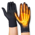 COPPER HEAL Copper Compression Gloves (PAIR) for Men and Women - Highest Copper Infused FULL FINGER Compression Gloves Hand