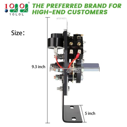 10L0L Golf Cart Forward and Reverse Switch Assembly with Solid State Speed Control fit EZGO Marathon 36V Electric 1989-1994.5, F&R Switch Replace OEM# 25396-G2, 21744-G1
