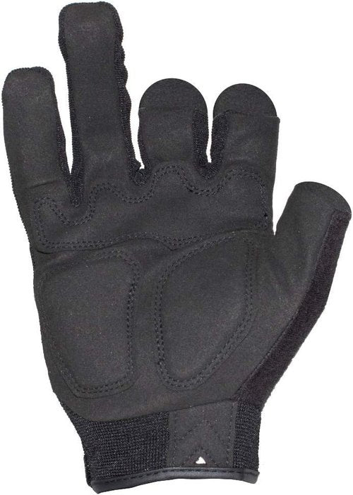 Ironclad Tactical Gloves - Impact Trigger Design | TAA Compliant for Military & Law Enforcement | Machine Washable, Black, Size Medium