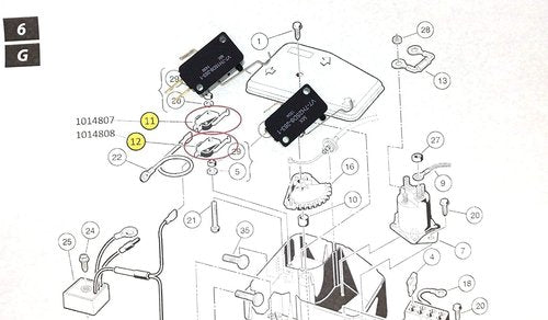 (6 Pack) Golf Cart Micro Switch 2 & 3 Prong for Club Car DS Precedent 1014807,1014240, 1014805