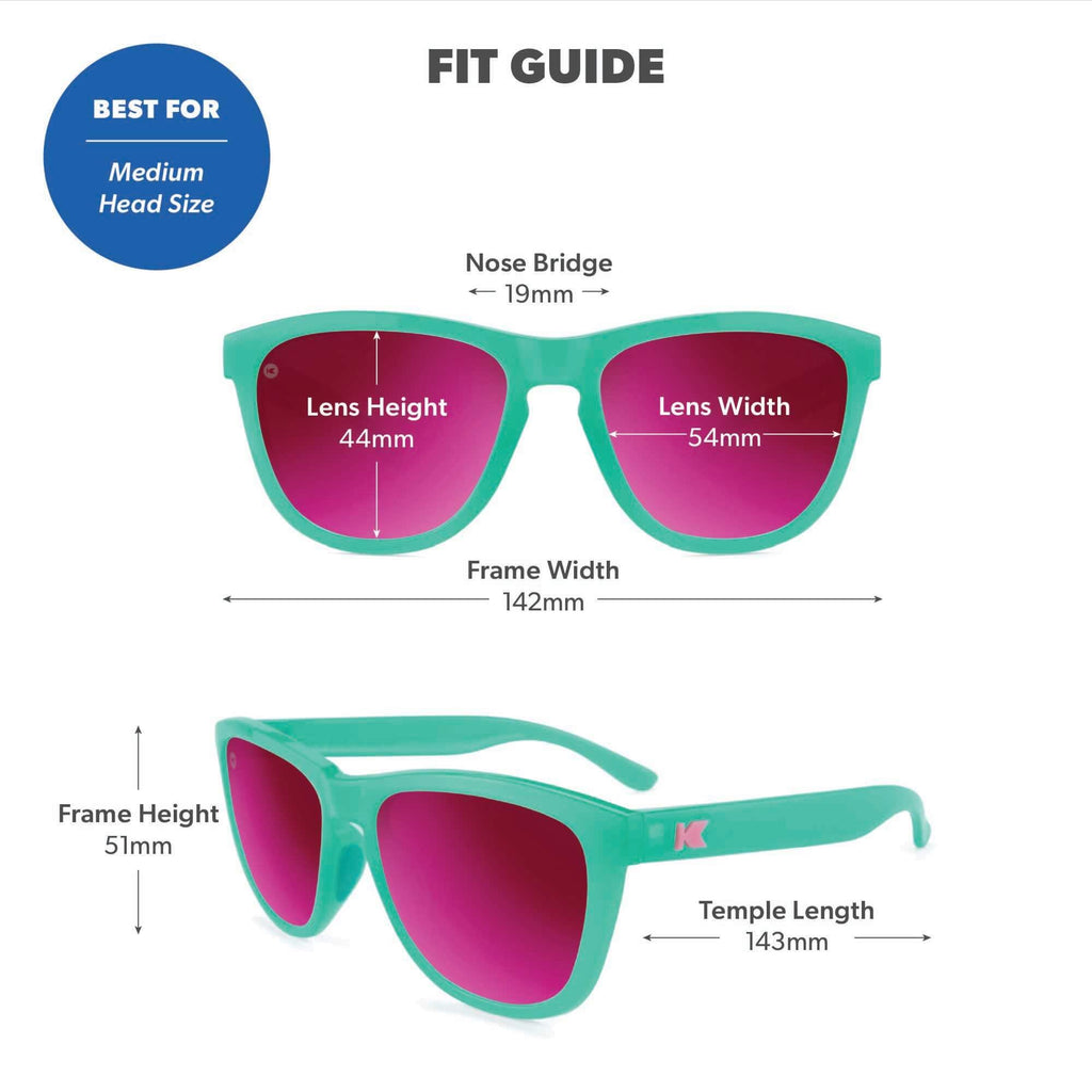 Knockaround Premiums Sport Polarized Sunglasses for Men & Women - UV400 Protection - Running