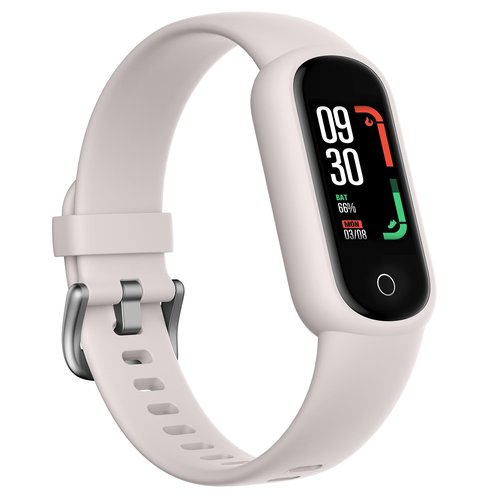 TOOBUR Fitness Tracker Watch with Heart Rate/Sleep Tracker/IP68 Waterproof, Activity Tracker with Pedometer Step Counter, Health Watch for Women Men with 14 Sports Compatible Android iOS, Beige