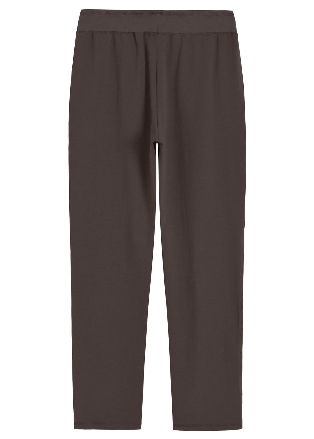 Weintee Women's Petite Cotton Sweatpants with Pockets L Brown