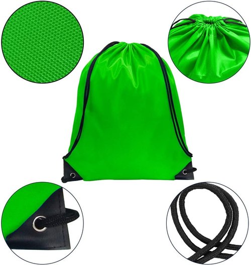GoodtoU Drawstring Bags - 40 Pack Nylon Cinch Gym Backpacks in 20 Vibrant Colors