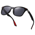 SOJOS Polarized Sports TR90 Sunglasses for Running Cycling Fishing Golf Driving SJ2101 with Black Frame/Grey Lens