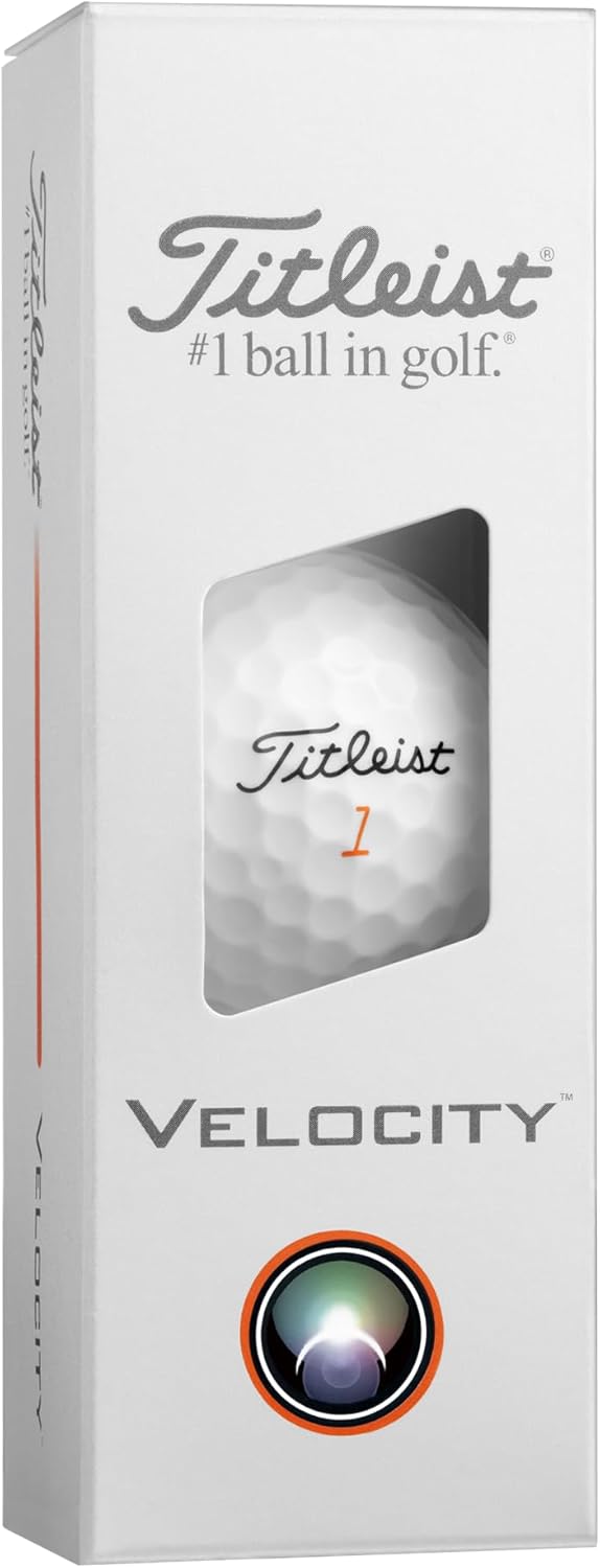 Titleist Velocity Golf Balls - High Performance Distance | One Dozen Pack