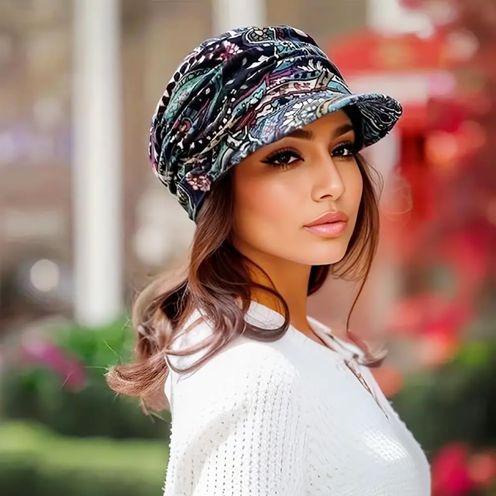 XYIYI Dazzling Color Women Cancer Headwear Soft Chemo Beanie Baseball Cap