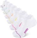 Heatuff Women's Ankle Socks - Cushioned Anti-Blister Athletic Low Cut | 7 Pairs