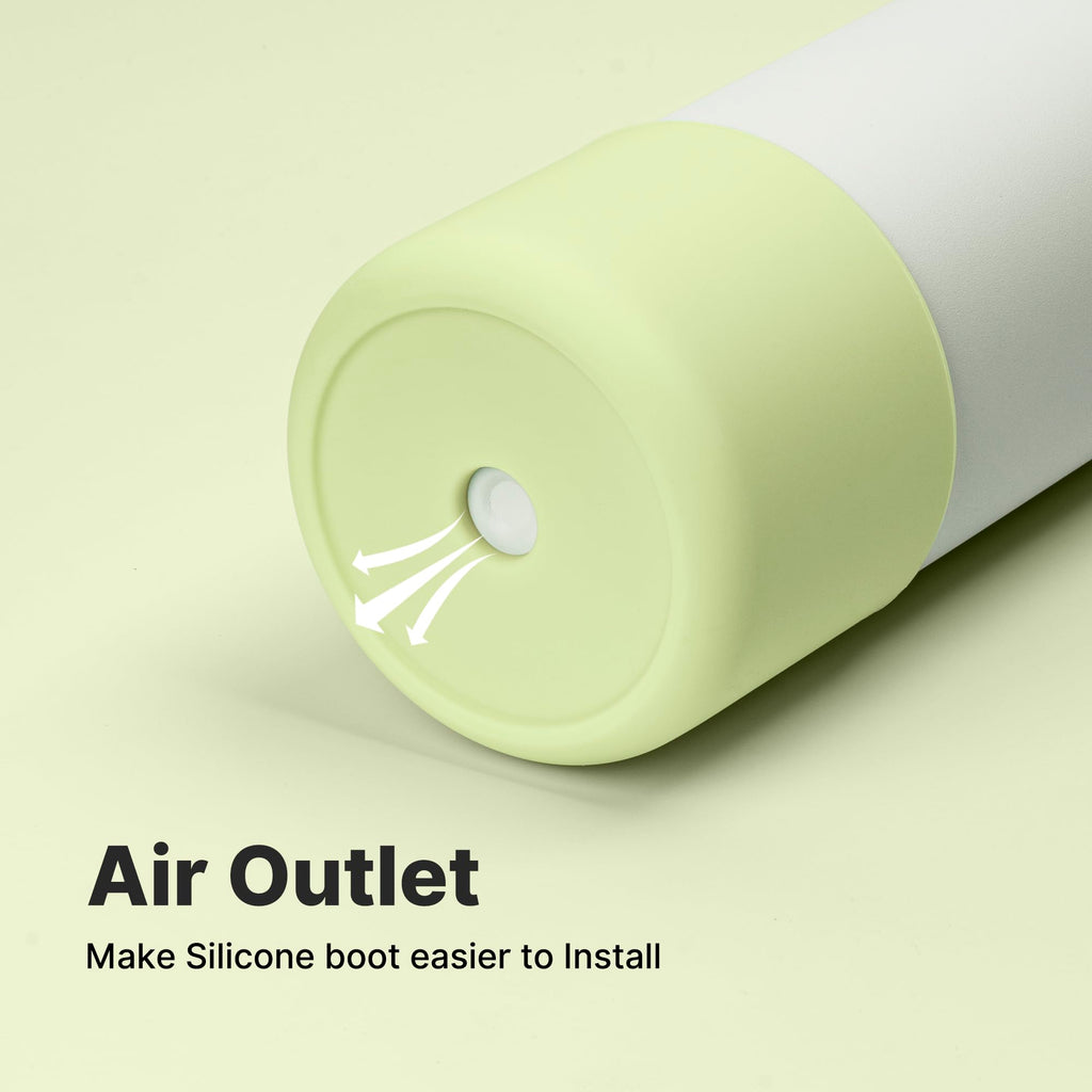 Diumepo Silicone Water Bottle Boot for Owala 14/16oz, Anti-Slip Protective Sleeve Bottom Bumper Protector for Owala 12 oz Tumbler, Flip 14 oz and FreeSip 16 oz Water Bottle (Green)