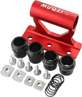 MUQZI Bike Fork Mount - Thru-Axle Holder for MTB & Road Bikes | 20x100mm/20x110mm, Red