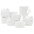 OK TAPE 12 Rolls Athletic Tape, Sports Tape for Injuries, Rigid, Easy Tear Medical Tape, Wrist Tape, No Sticky Residue | Secure Ankle, Finger, Knee- 1.5inch x 15yards (White)