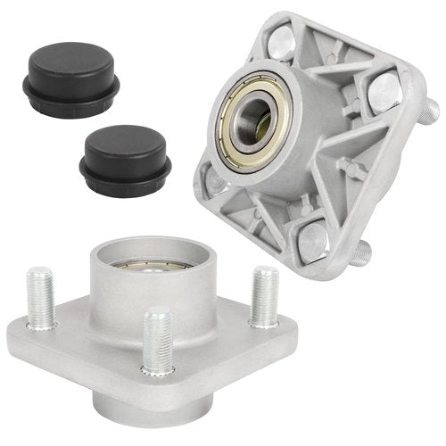Dollate Aluminum Golf Cart Front Wheel Hub Assembly, Fit for Club Car DS and Precedent 2003.5-up and Tempo 2018-Up Gas & Electric Golf Carts, Replace OEM# 102357701（2 Pack）.