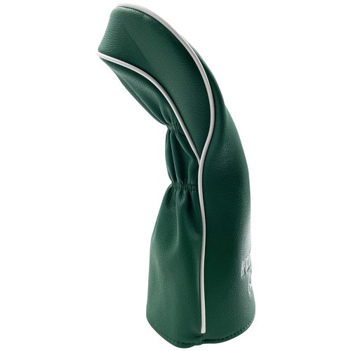 Gbourly Funny Golf Club Classic Green Fat Tiger Driver Head Cover Soft Pebble PU Leather Headcover