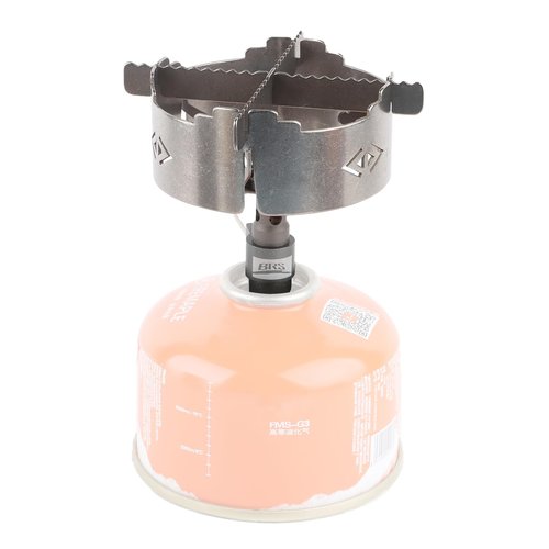 BRS 3000T Stove Windscreen Titanium Camp Stove Windshield with Storage Box for Outdoor Camping Ultralight (Grey-with stand)
