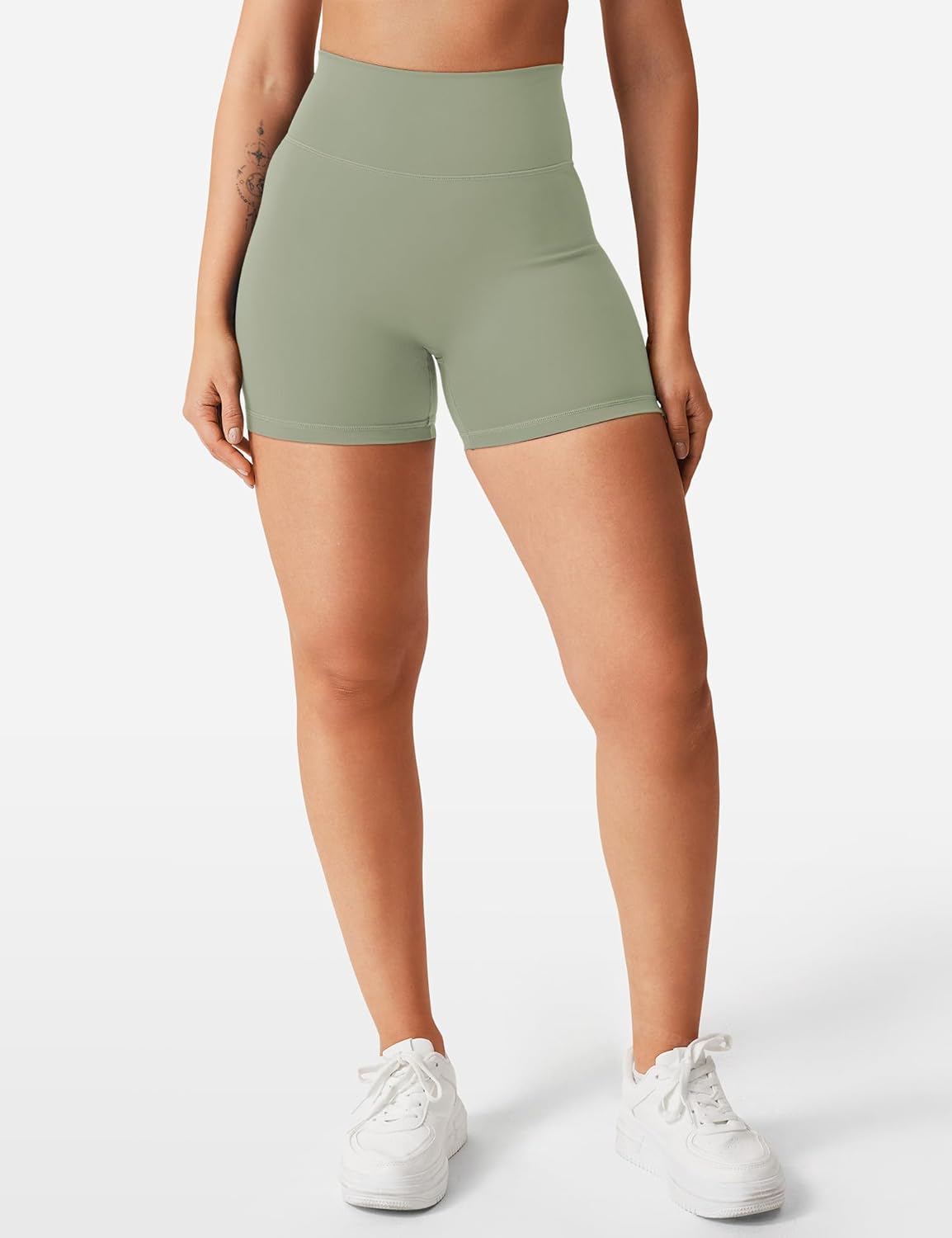 YEOREO Women's Biker Shorts - High Waist Tummy Control | Workout & Yoga Shorts in 3.6", 4.5", 6" Sizes