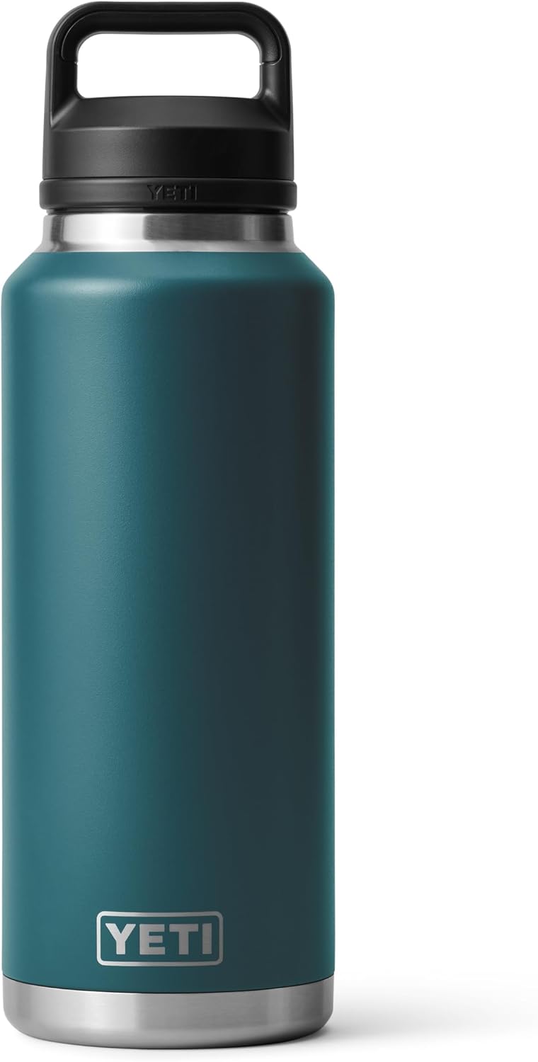 YETI Rambler 46 oz Bottle - Leakproof Vacuum Insulated Stainless Steel with Chug Cap | Agave Teal