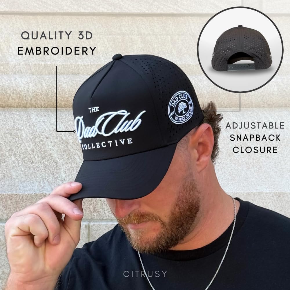 Skiennix Athletic Trucker Golf Hat - Breathable Waterproof 5 Panel Cap for Men | Ideal for Running