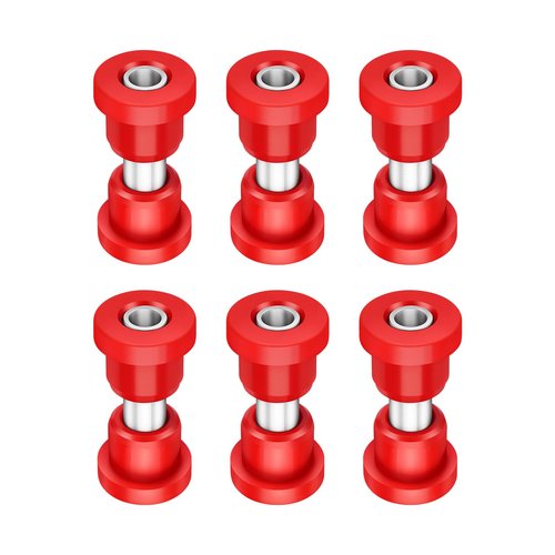 Forccord Golf Cart Rear Leaf Spring Shackles Polyurethane Bushing Sleeve Fits for 1994-Up EZGO TXT/Medalist and 1981-Up Club Car DS Replacement 70289-G02 70291G-01 1015583 1012303